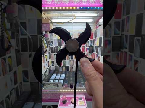 張り付いた鍵を手裏剣で狙った結果ww #ネタ #shorts #クレーンゲーム #ufoキャッチャー #ゲーセン #自宅 #clawmachine #arcade #iphone