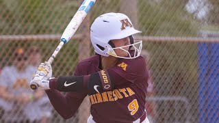 Jess Oakland Sets Gopher Softball Single-Game Home Run Record (3 HRs)