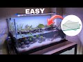 Diy easy aquarium setup  fish tank decoration ideas