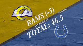 Indianapolis Colts vs LA Rams Picks, Predictions and Odds | Colts vs Rams Betting Preview | Sept 19