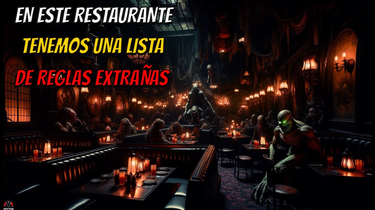 Mi restaurante tiene una lista de REGLAS EXTRAÑAS (Relatos Oscuros)