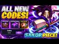 ALL NEW SAILOR PIECE CODES APRIL 2026 (Roblox) | FREE AURA CRATES FREE GEMS FREE COSMETIC CRATE