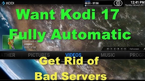 How to setup Kodi Fully Automatic