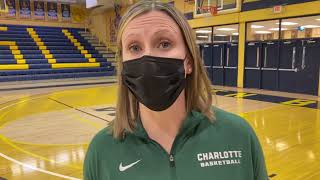 Charlotte 49ers Women’s Basketball Postgame vs. Winthrop with Head Coach Cara Consuegra (12/19/21)