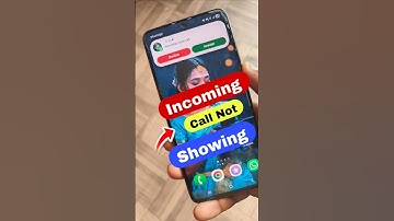 whatsapp call not showing on display | whatsapp call notification not showing #shots