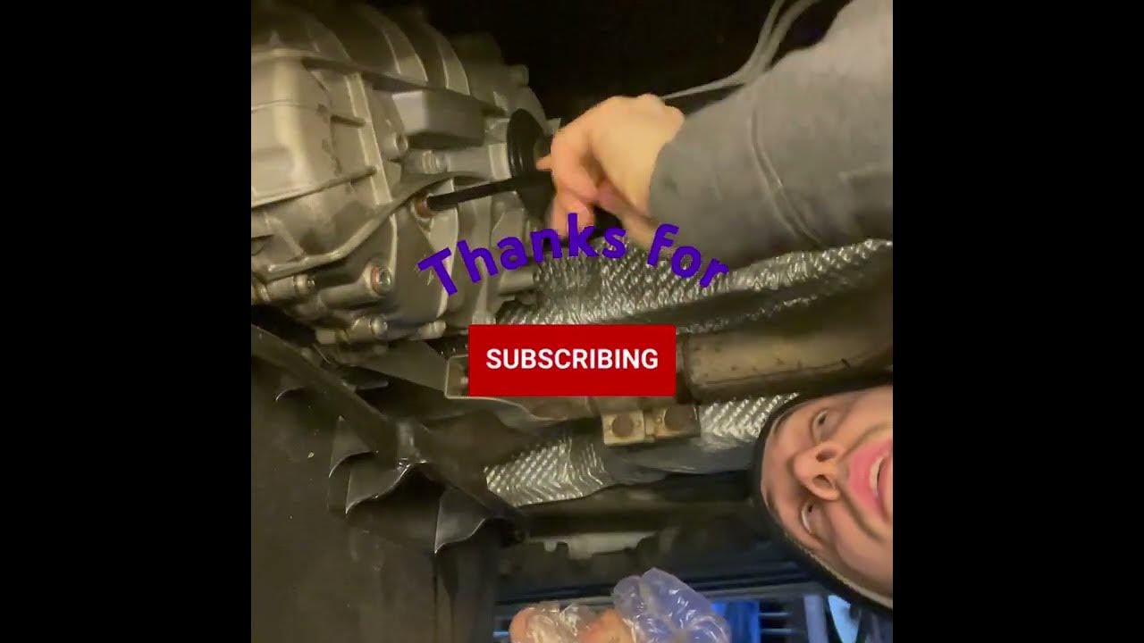 Transfer Case Fluid Change Porsche Cayenne GTS YouTube