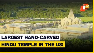 Largest Hand- Carved Hindu Temple All Set To Open For Devotees In New Jersey, US