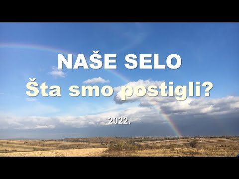 Naše selo - Šta smo postigli? (Projekat Delta Holdinga)