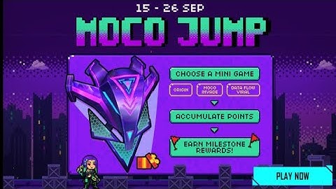 Moco Jump - [Review] "Glo Drone Backpack" on Training Ground | Garena Free Fire