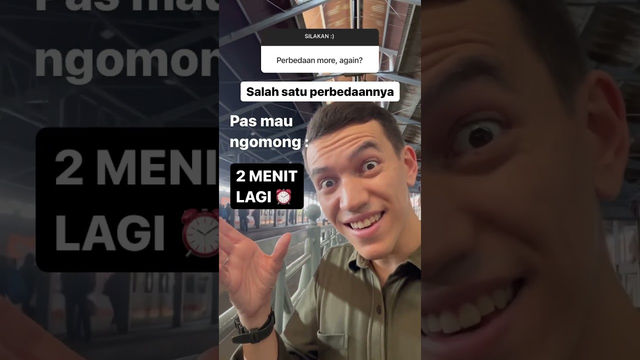 Bedanya : MORE vs AGAIN - sama2 LAGI? 