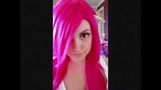 Lucy/Nyuu from Elfen lied makeup look i done for London mcm expo.