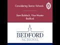 Senior Schools Presentation - Bedford