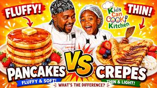 Chef Jewel Learns Crepes & Pancakes 🥞 Fun Kids Cooking Video screenshot 2