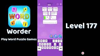 Worder Logic Word Search Level 177 Walkthrough 🧩 | Go Answer 🎮