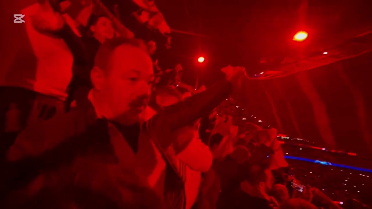 Espetáculo de luzes estádio da Luz  Benfica vs Real Madrid