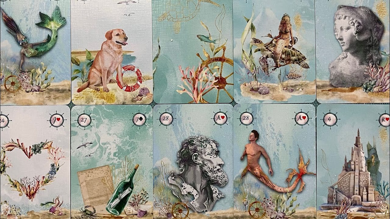 Tranquil Sea Lenormand Flip Through (in HD) - YouTube