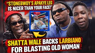 CHAOS!! Larbiano FIRES Old Woman 😱 Shatta Wale Supports… Stonebwoy Fans Angry!”