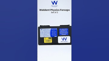 Waldent Physics Forceps Set of 2 (K1/4) #dentalkart #dentalinstruments