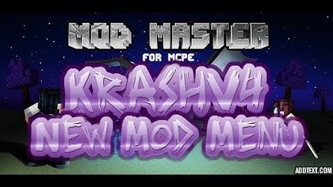 MCPE 1.11+ || "KRASH V4" MCPE HACK CLIENT || BY: KRASH PE || NEW [OP] MOD MENU 2K19 || SHOWCASE