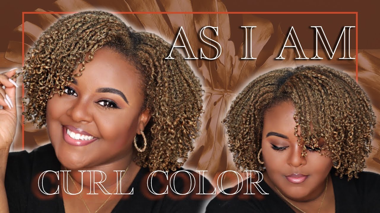 New As I Am Curl Color Temporary Hair Color Bold Gold Youtube