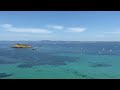 Villa kermaria magnifique vue sur mer bleu lagon douarnenez finistre sud bretagne france