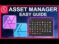 Asset Manager - Easy Guide // Affinity Photo, Affinity Designer & Affinity Publisher