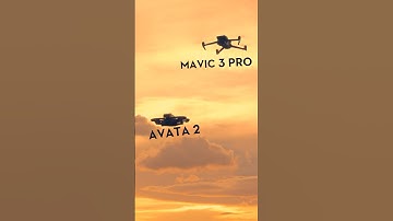 FPV or drone? 🤔 Which one has a better view? 🌊 DJI Avata 2 vs Mavic 3 Pro