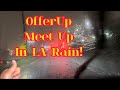 Is it safe to buy used phone on Offer Up? Drive thru Rain in Los Angeles Traffic livestream Vlog