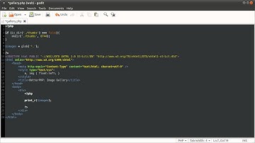 PHP Tutorial: Automatic Image Gallery [part 01]