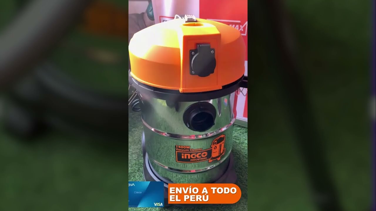 ASPIRADORA 1400W DE 30 LITROS INGCO