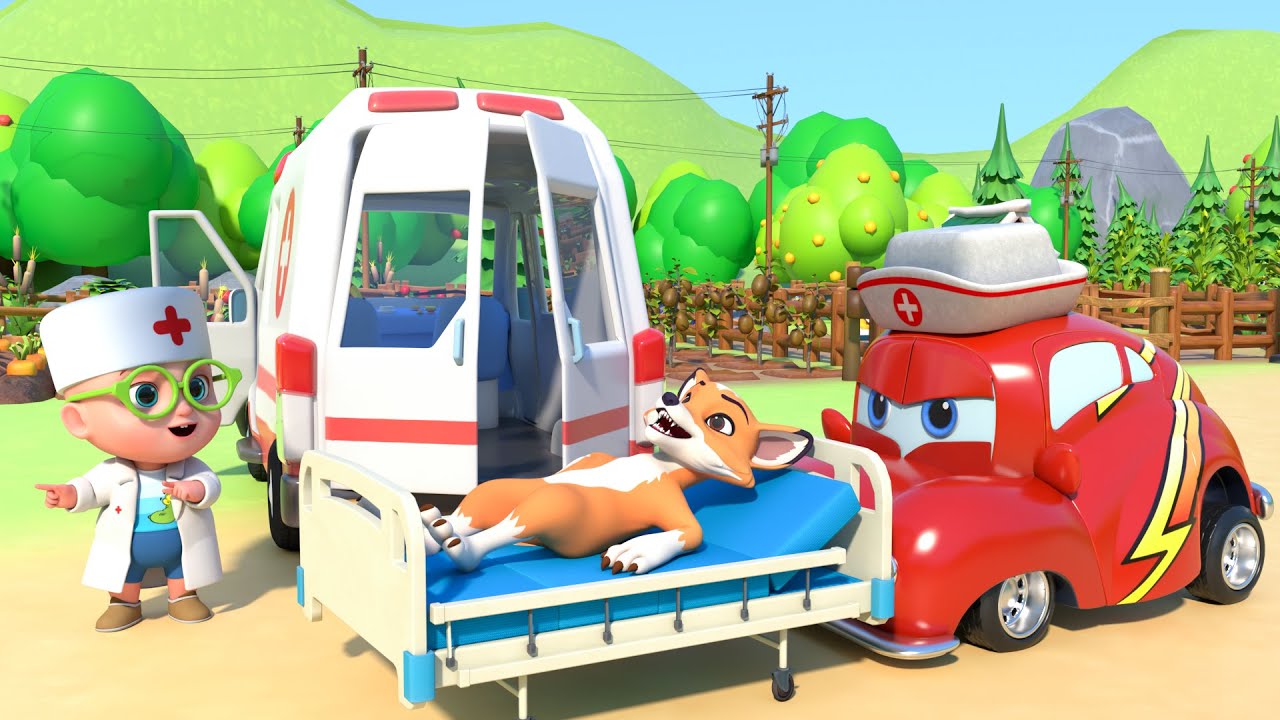 Wheels On the Ambulance + Boo Boo Song | Lolo Nursery Rhymes & Baby Songs