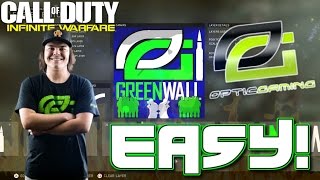 *EASY* OpTic Gaming Emblem Tutorial in INFINITE WARFARE! (2017)