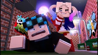 DanTdM Captured by Harley Quinn !  (minecraft Superhero Roleplay)