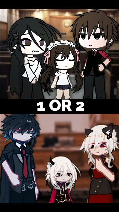 [1 OR 2] Mom or Dad? 🤔 #gacha #gachameme #gachalife #gachalifememe #gachatrend #gachalife2