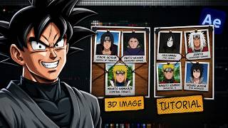 Trending 3D CAMERA With IMAGE Magic Edit Tutorial in After Effects | SHENRON EDITZS