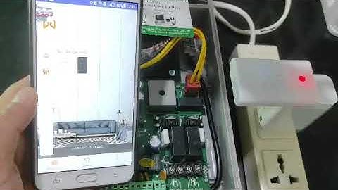 Hướng dẫn cài đặt - kết nối thiết bị điều khiển cửa cổng qua điện thoại -SM05W