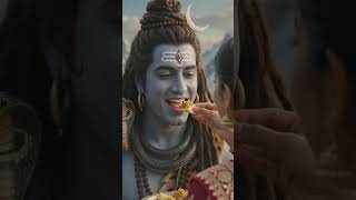 #Kailash Parvat Par Mahadev #Aur Maa #Parvati Ko Prem# Se Bhog Arpan# 🙏🕉️