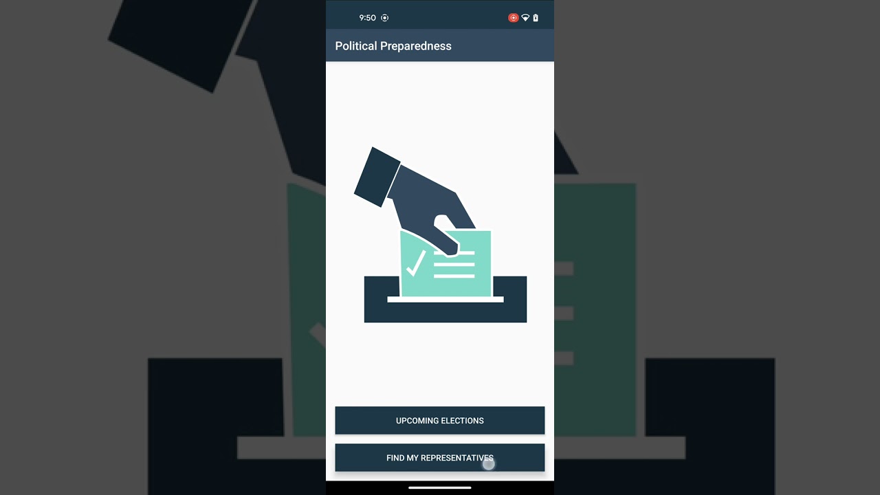 Political Preparedness Android Application