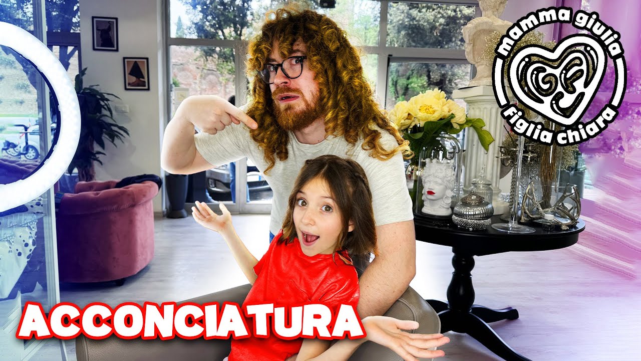 VLOG! ANDIAMO DAL PARRUCCHIERE PER LA PROVA DELL'ACCONCIATURA DELLA PRIMA COMUNIONE DI FIGLIACHIARA!