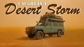 Stuck in a SAND STORM in the Sahara Desert! Overlanding Morocco