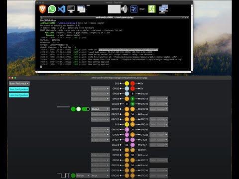 Piggui GUI to Piglet remote GPIO on Raspberry Pi