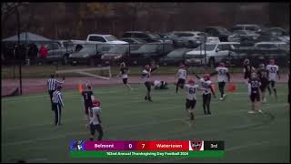 Watertown @ Belmont HS Football (Thanksgiving 2024) Isaac Meretta 🎤🎙️