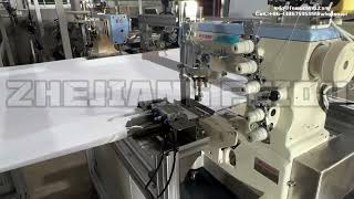Fully Automatic Pillowcase Longitudinal & Transverse Cutting Machine #CrossCuttingMachine