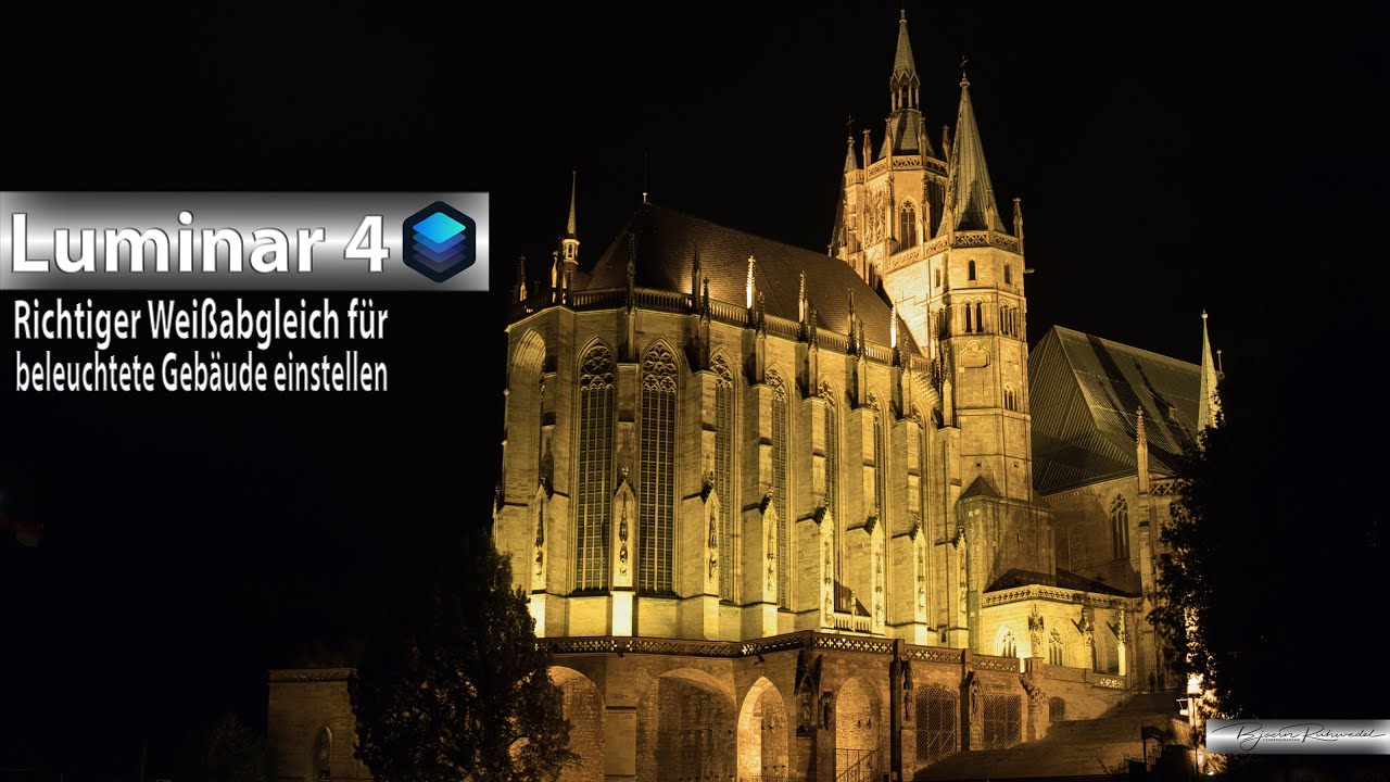 Luminar 4 - Richtiger Weißabgleich für beleuchtete Gebäude einstellen