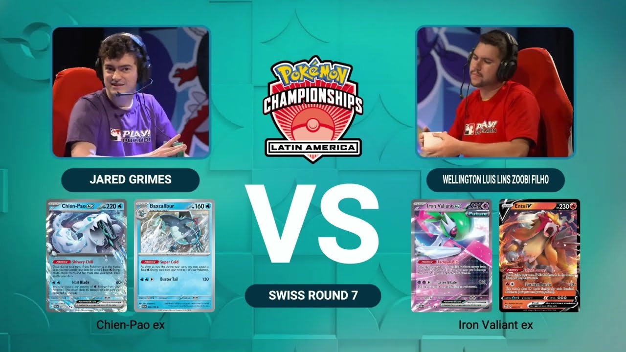 TCG Jared Grimes Vs Wellington Luis Lins Zoobi Filho - 2024 Pokémon Latin America  Swiss R7