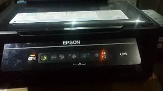 ERROR EPSON L355 Todas las luces LED parpadean