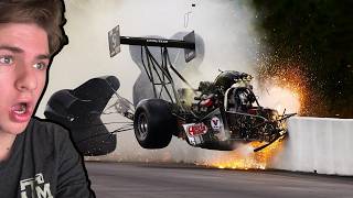 I Reacted To 22 Worst Drag Racing Crashes Ever Caught on Camera!