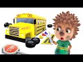 Hedgehog Mechanic and School Bus | Funny Episodes for Children | Dolly and Friends 3D | Cartoon