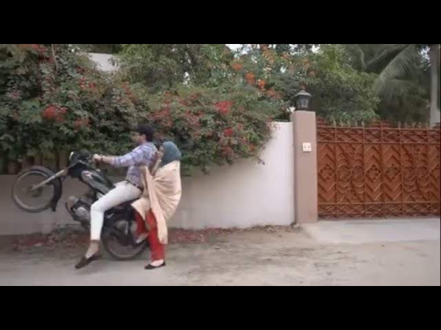 Sehar khan & Adeel chaudhry bike out of control 😱 During shot of 7thSkyEntertainment Drama class=