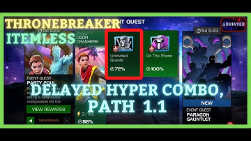 MCOC | EQ 1.1 | Delayed Hyper Combo Path  | PARTY FOUL | ThroneBreaker | Item less |